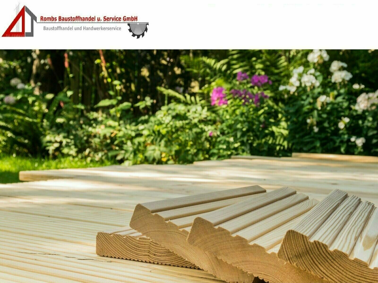 Terrassendiele sibirische Lärche Massivholz